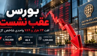 افت 24 هزار واحدی بورس؛ شاخص کل کانال 7.7 میلیون را حفظ کرد