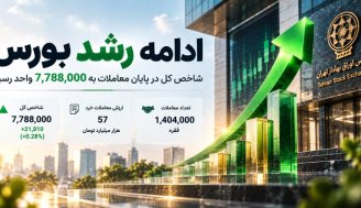 رشد شاخص بورس تا 7.78 میلیون؛ ارزش معاملات خرد به 57 همت رسید