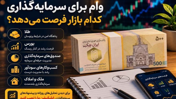 وام برای سرمایه‌گذاری کدام بازار فرصت می‌دهد؟