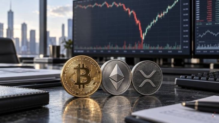 بازگشت بیت کوین، اتریوم و ریپل پس از سقوط ناگهانی بازار