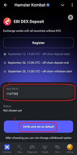 تایید ID در صرافی 