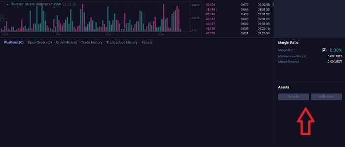 نحوه برداشت از کیف پول صرافی 