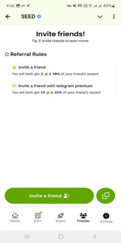 تب Friends و استفاده از طرح ریفرال