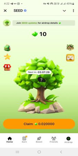 شروع فرآیند استخراج ایردراپ seed