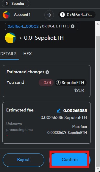 تایید تراکنش در ایردراپ سونیوم
