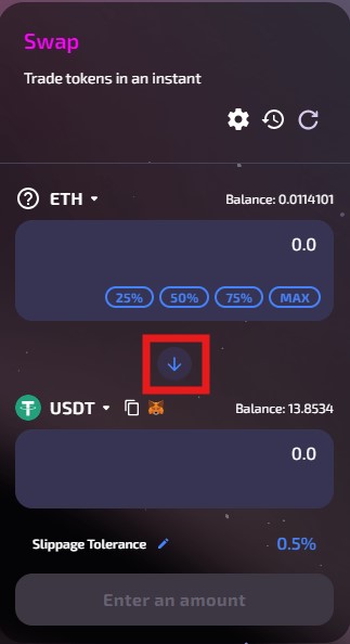 تبدیل تتر به اتریوم در ایردراپ سونیوم