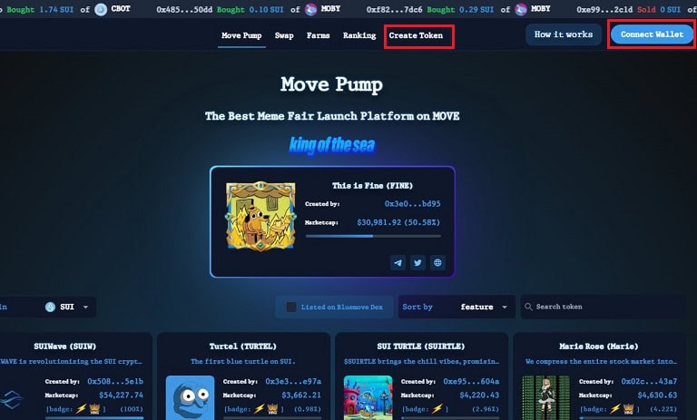 آموزش ساخت و راه اندازی یک میم کوین در MovePump