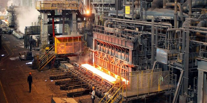 خط تولید فولاد در بورس ایران
