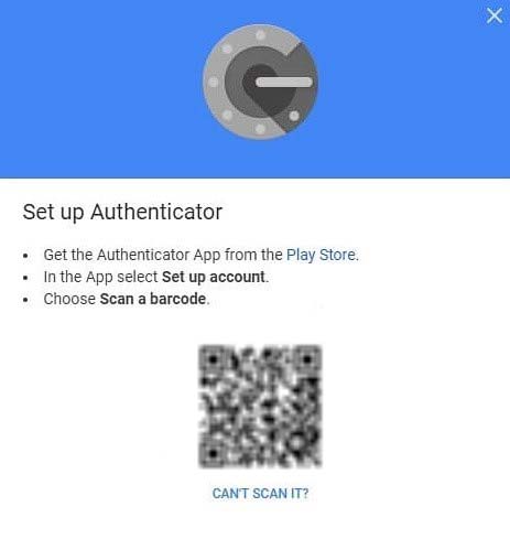تایید کد در اپلیکیشن Google-authenticator